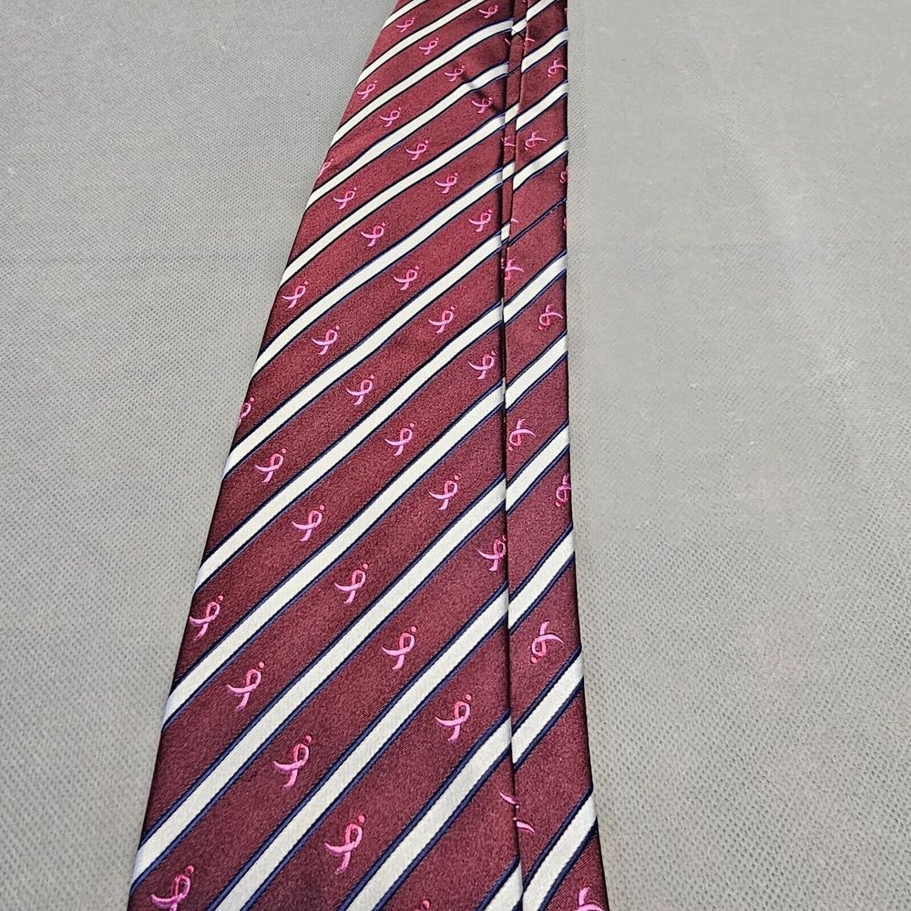 Susan G Komen For The Cure Knotes‎ For Hope Breast Cancer Awareness Tie 59" - Picture 7 of 11